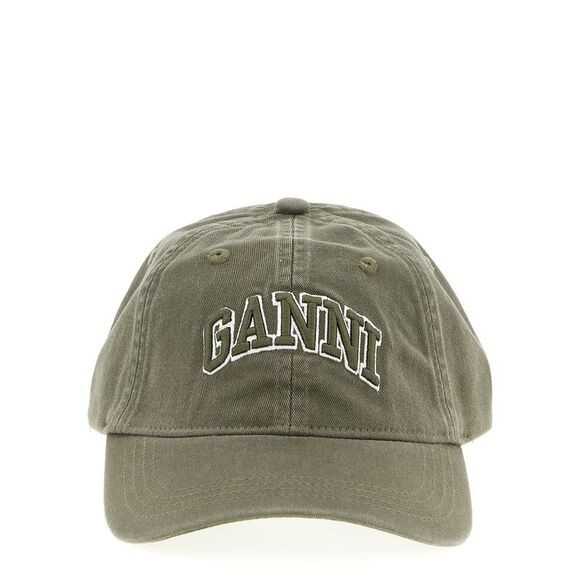 Ganni Women Embroidery Cap